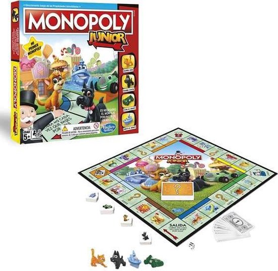 Afbeelding van het spel Board Game Monopoly Junior Hasbro Es