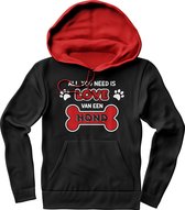 Honden hoodie Dames  – Hond hoodie capuchon Heren – Perfect Puppy / Pup sweater  - Hondenbot hoodie Cadeau – Hoodie  - Maat XL