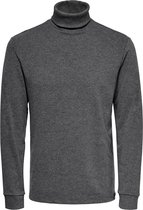 Onsdenver Roll Neck Sweat 22017720 Dark Grey Melange