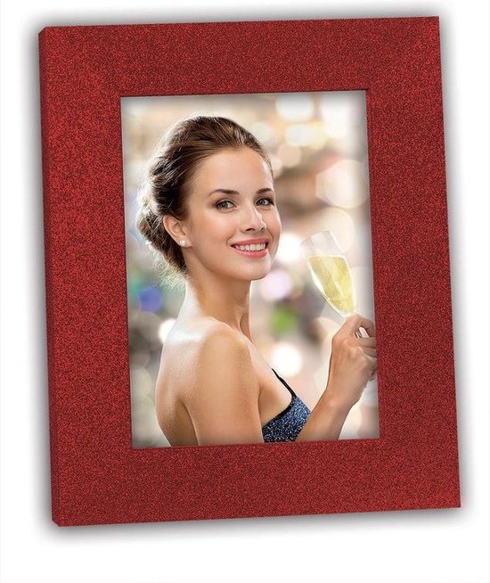 ZEP - Cadre photo en bois rouge Broadway pour photo au format 10x15 - MG546