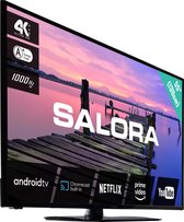 Salora 3704 series 55BA3704 tv 139,7 cm (55") 4K Ultra HD Smart TV Wi-Fi Zwart