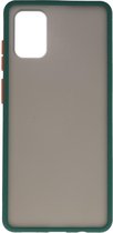 Wicked Narwal | Kleurcombinatie Hard Case voor Samsung Samsung Galaxy A71 Donker Groen
