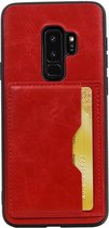 Wicked Narwal | Staand Back Cover 1 Pasjes voor Samsung Galaxy S9 Plus Rood