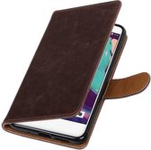 Wicked Narwal | Premium TPU PU Leder bookstyle / book case/ wallet case voor HTC One X10 Mocca