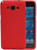 Wicked Narwal | Sand Look TPU Hoesje voor Samsung Galaxy Grand Prime G530F Rood