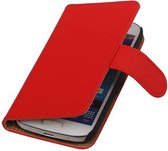 Wicked Narwal | bookstyle / book case/ wallet case Hoes voor HTC Desire 610 Rood