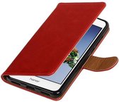 Wicked Narwal | Premium TPU bookstyle / book case/ wallet case voor Honor 5A / Y6 II Rood