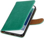 Wicked Narwal | Premium TPU PU Leder bookstyle / book case/ wallet case voor Google Pixel XL Groen