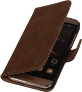 Wicked Narwal | Bark bookstyle / book case/ wallet case Hoes voor Samsung Galaxy C7 Bruin
