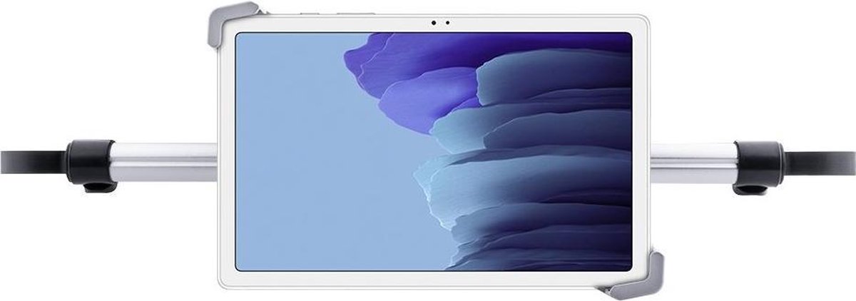 Shop4 - Samsung Galaxy Tab A7 10.4 (2020) Autohouder Centrale Hoofdsteun Tablet Houder Zwart