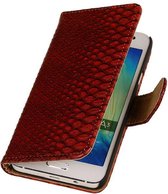 Wicked Narwal | Snake bookstyle / book case/ wallet case Hoes voor Samsung Galaxy Prime G530F Rood