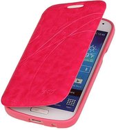 Wicked Narwal | Easy Booktype hoesje voor Samsung Galaxy S4 mini i9190 Roze