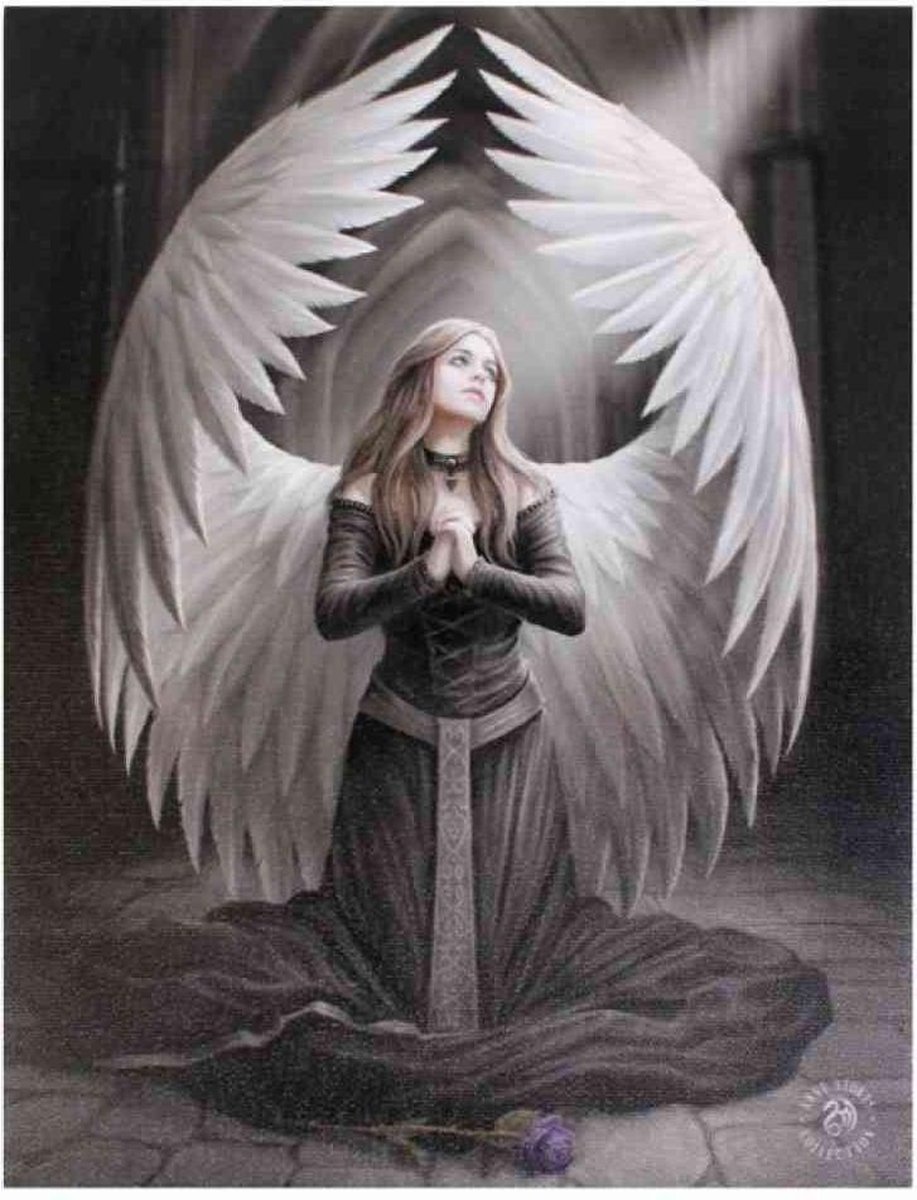 Something Different - Prayer For the Fallen Canvas afbeelding - Grijs