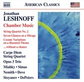 Carpe Diem String Quartet, Opus 3 Trio - Leshnoff: Chamber Music (CD)