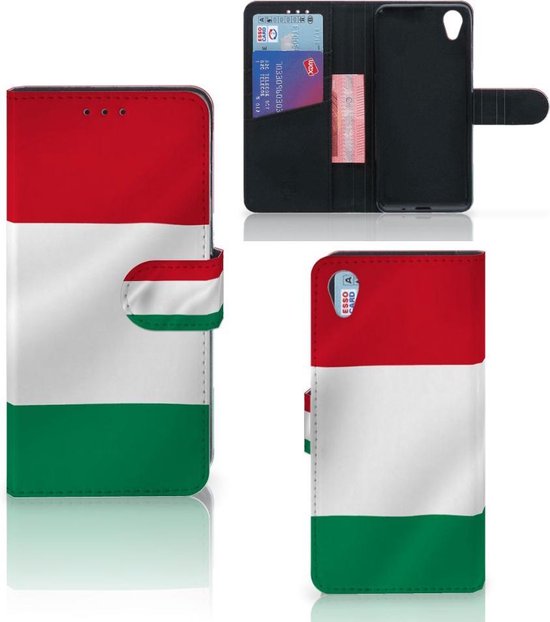 vleet Ga door Langskomen Telefoonhoesje met Pasjeshouder Sony Xperia X Bookcase Hongarije | bol.com