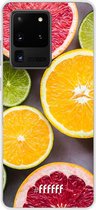Samsung Galaxy S20 Ultra Hoesje Transparant TPU Case - Citrus Fruit #ffffff