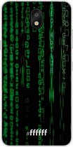LG K30 (2019) Hoesje Transparant TPU Case - Hacking The Matrix #ffffff