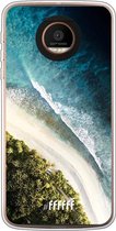 Motorola Moto Z Force Hoesje Transparant TPU Case - La Isla #ffffff