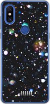 Xiaomi Mi Mix 3 Hoesje Transparant TPU Case - Galactic Bokeh #ffffff