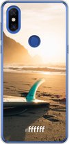 Xiaomi Mi Mix 3 Hoesje Transparant TPU Case - Sunset Surf #ffffff