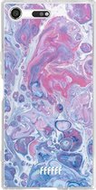 Sony Xperia XZ Premium Hoesje Transparant TPU Case - Liquid Amethyst #ffffff