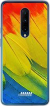 OnePlus 7 Pro Hoesje Transparant TPU Case - Macaw Hues #ffffff