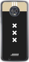 6F hoesje - geschikt voor Motorola Moto G6 -  Transparant TPU Case - AFC Ajax Uitshirt 2018-2019 #ffffff