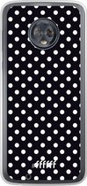 Motorola Moto G6 Hoesje Transparant TPU Case - Onyx Dots #ffffff