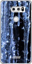 LG V30 (2017) Hoesje Transparant TPU Case - Icicles #ffffff