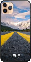 iPhone 11 Pro Max Hoesje TPU Case - Road Ahead #ffffff