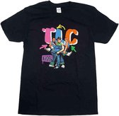 TLC - Kicking Group Heren T-shirt - L - Zwart