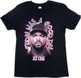 Ice Cube Heren Tshirt -L- Air Brush Zwart