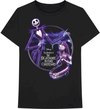 Disney The Nightmare Before Christmas - Purple Graveyard Heren T-shirt - L - Zwart