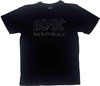 AC/ DC Tshirt Homme -L- Back In Noir Zwart