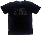 AC/DC Heren Tshirt -L- Back In Black Zwart