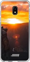 Samsung Galaxy J3 (2017) Hoesje Transparant TPU Case - Rock Formation Sunset #ffffff