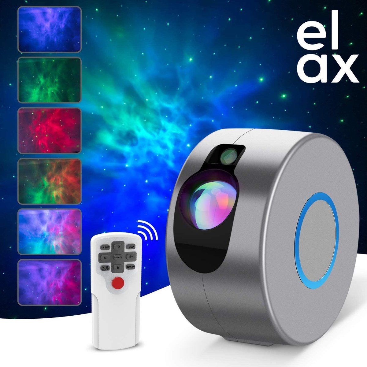 Projecteur Galaxy, projecteur Star 3 en 1 Night Light avec LED Cloud avec  haut-parleur Bluetooth pour 1 à 16 ans Chambre bébé enfant / Chambres de