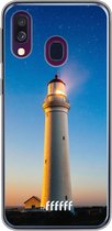 Samsung Galaxy A40 Hoesje Transparant TPU Case - Lighthouse #ffffff