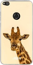 Huawei P8 Lite (2017) Hoesje Transparant TPU Case - Giraffe #ffffff