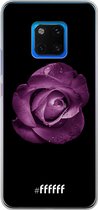Huawei Mate 20 Pro Hoesje Transparant TPU Case - Purple Rose #ffffff