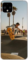 Google Pixel 4 Hoesje Transparant TPU Case - Let's Skate #ffffff