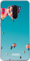 Xiaomi Pocophone F1 Hoesje Transparant TPU Case - Air Balloons #ffffff