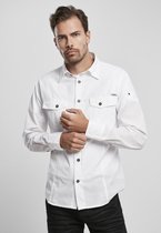 Urban Classics Overhemd -2XL- Slim Worker Wit