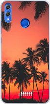 Honor 8X Hoesje Transparant TPU Case - Coconut Nightfall #ffffff