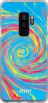 Samsung Galaxy S9 Plus Hoesje Transparant TPU Case - Swirl Tie Dye #ffffff