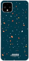 Google Pixel 4 XL Hoesje Transparant TPU Case - Terrazzo N°9 #ffffff