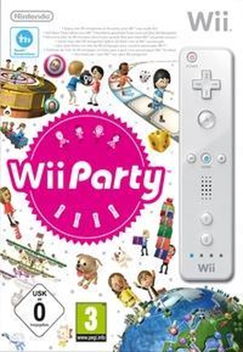 Kort leven Frons kaart Wii Party + Wii Remote - Wit | Games | bol.com