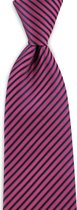 We Love Ties - Stropdas Riverdance - geweven zuiver zijde - fuchsia / blauw