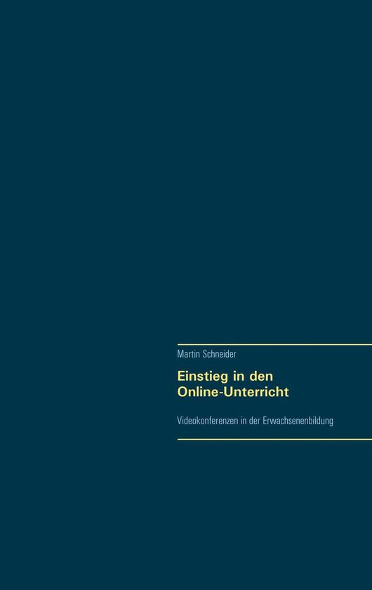 Einstieg in den Online-Unterricht - cover