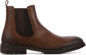 Stefano Lauran Mannen Leer Effen  / Laarzen / Herenschoenen S3005 print - Cognac - Maat 44